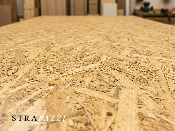 Melamine-faced chipboard panel