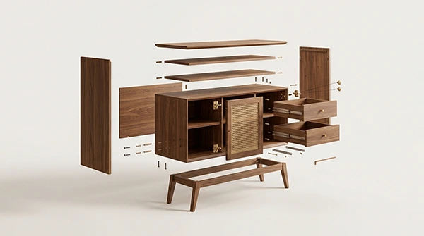 Furniture Anatomy Project — structure and components of a piece of furniture